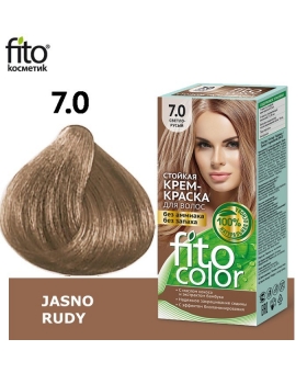 Farba do włosów 7,0 JASNO RUDY - FITO COLOR